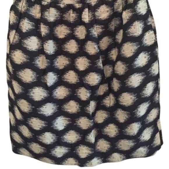 Shoshanna Blue White Polka Dot Sweetheart Neck Strapless Dress Sz 6 #126 - Picture 2 of 9